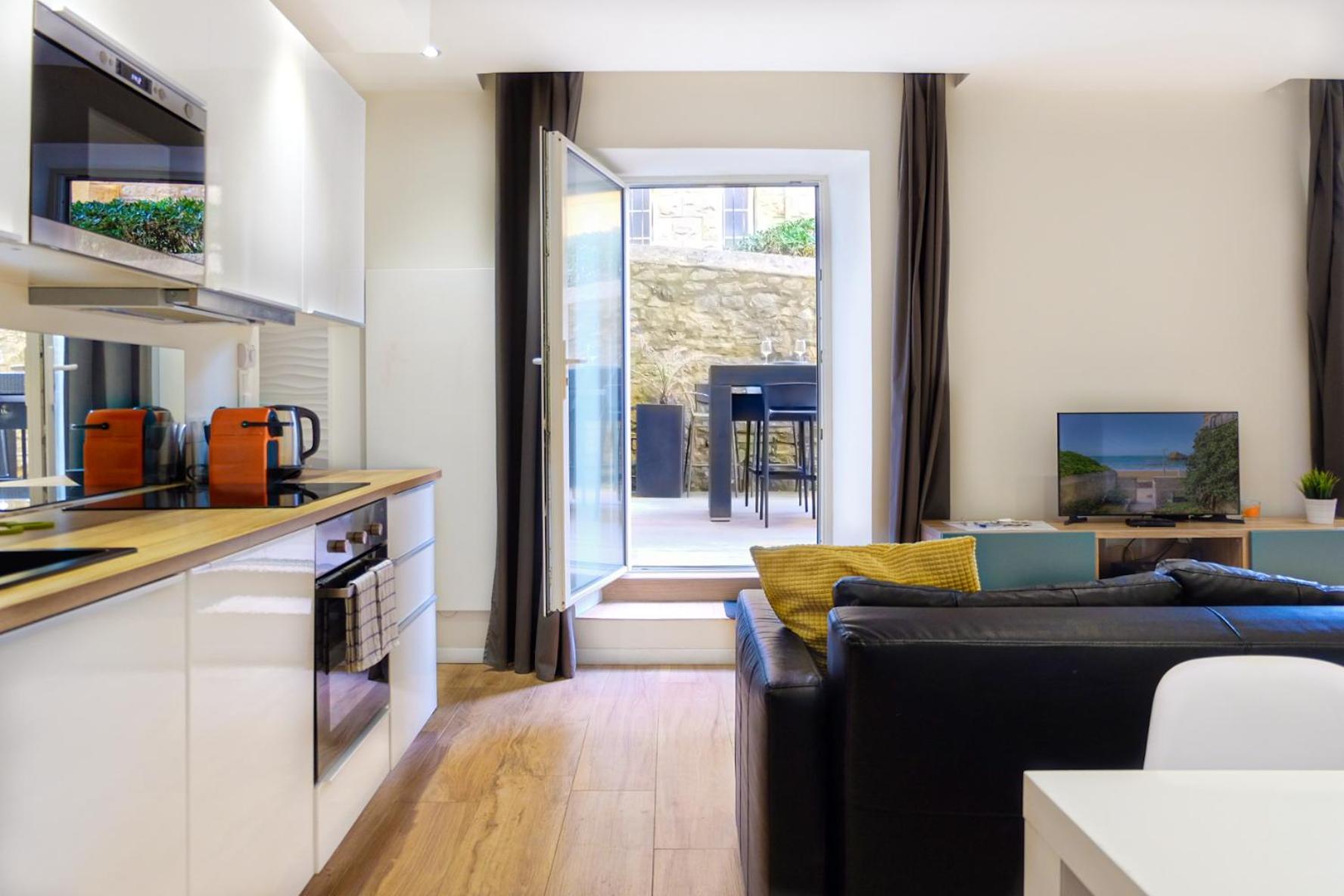 Magnifique Appartement Avec Terrasse, Parking Et Vue Sur L'Ocean Pour 5 Biarritz Exterior foto